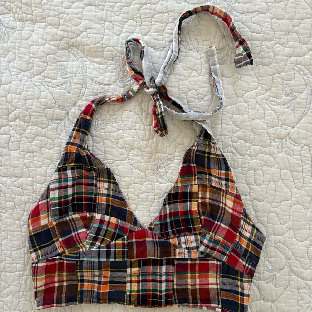 Urban Outfitters Multicolor Plaid Top